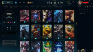 Conta Lol 220 Skins Esmeralda 4 Nivel 620 - League of Legends