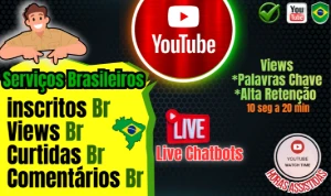 🚀 Cresça no YouTube: Inscritos, Views, Curtidas, Watchtime