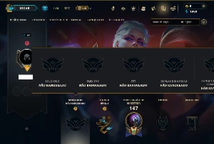 Unranked com 40 Champs e 15 Skins