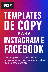 Templates de Copy para Instagram e Facebook - Outros