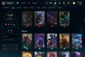CONTA LOL DIAMANTE - League of Legends