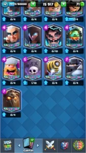 Conta Clash Royale Todas As Cartas Xp12