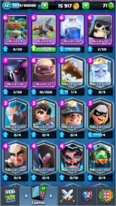 Conta Clash Royale Todas As Cartas Xp12