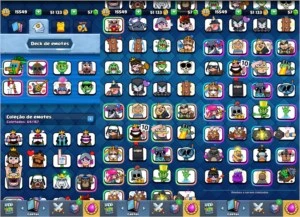 CLASH ROYALE NÍVEL 13 COM 56 CARTAS FULL 16 SKINS 64 EMOTES