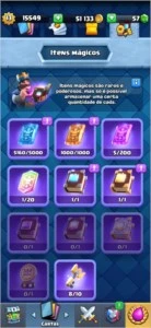 CLASH ROYALE NÍVEL 13 COM 56 CARTAS FULL 16 SKINS 64 EMOTES