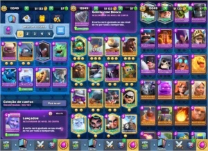CLASH ROYALE NÍVEL 13 COM 56 CARTAS FULL 16 SKINS 64 EMOTES