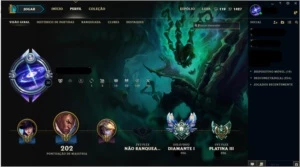 CONTA D1 100+ HEROES - League of Legends LOL