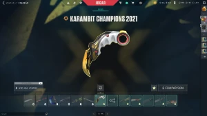 Conta Valorant com Karambit e Vandal Champions 1100 GASTOS