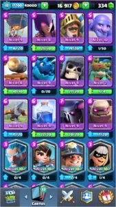 Conta Clash Royale nível 11, 4031 troféus. +300 gemas