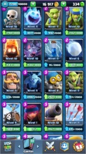 Conta Clash Royale nível 11, 4031 troféus. +300 gemas