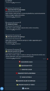 Bot Telegram Para Vendas De Logins Pix Auto - Outros
