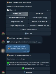 Bot Telegram Para Vendas De Logins Pix Auto