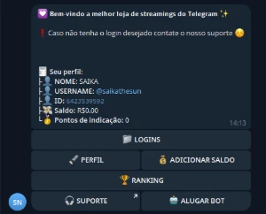 Bot Telegram Para Vendas De Logins Pix Auto - Outros