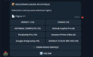 Bot Telegram Para Vendas De Logins Pix Auto