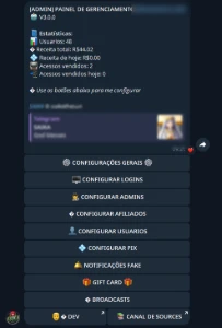 Bot Telegram Para Vendas De Logins Pix Auto