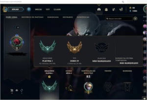 Conta LOL Platina I - FULL acesso - League of Legends