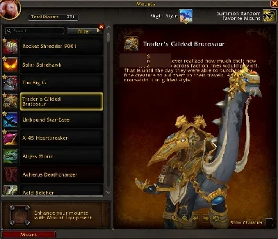 Conta de WoW de 2013 (731 Montarias no total) - Blizzard