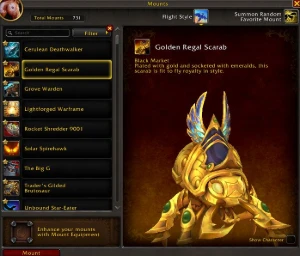 Conta de WoW de 2013 (731 Montarias no total) - Blizzard