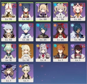 CONTA AR41 - CHILDE + ESPADA 5* + TODOS CHAR 4* + MUITO MAIS - Genshin Impact