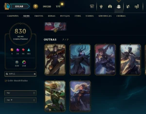 Conta Platina 3 Com Todas Skins Raras Do Jogo. - League of Legends LOL