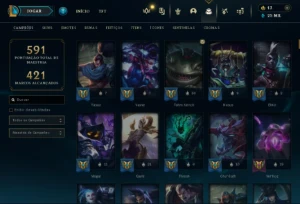 Fullacesso - Conta De 2023 - 163 Skins - Level 320 - 167 Cam - League of Legends LOL