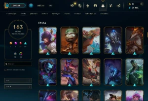 Fullacesso - Conta De 2023 - 163 Skins - Level 320 - 167 Cam - League of Legends LOL