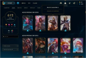 CONTA LOL+VALORANT FULL SKINS - League of Legends