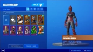 Conta de fortnite, cavelera rubra, cão de combate