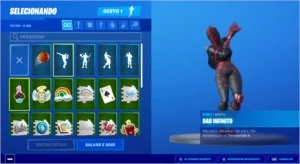 Conta de fortnite, cavelera rubra, cão de combate