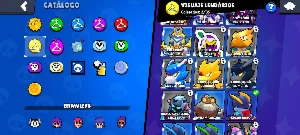 Conta super gemada de Brawl Stars + Conta de Clash royaledia