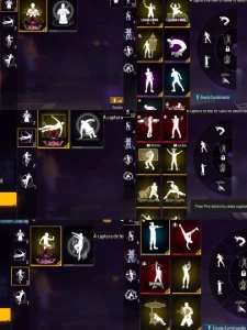 Conta Gemada Angelicais, Punhos, Evos e Muito Mais - Free Fire