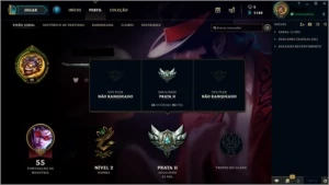 CONTA SMURF PRATA II - League of Legends LOL