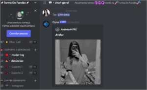 Servidor do Discord - 903 membros