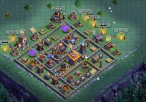 Cv 13 Quase FULL, muros bem upados e decorações Raras - Clash of Clans