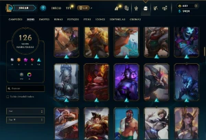 Prata 3 com TODOS os champs e 126 Skins (ADC / JG/MID / TOP) - League of Legends LOL