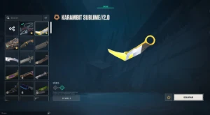 Conta valorant com varias facas pra sair logo