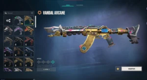 Conta valorant com varias facas pra sair logo