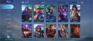 Conta no Mobile Legends