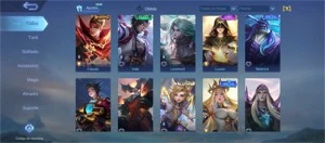 Conta no Mobile Legends