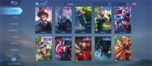 Conta no Mobile Legends
