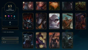Conta Full Acesso De 2019 - Lv 223- 63 Skins - League of Legends LOL