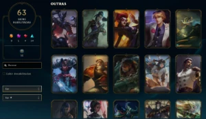 Conta Full Acesso De 2019 - Lv 223- 63 Skins - League of Legends LOL