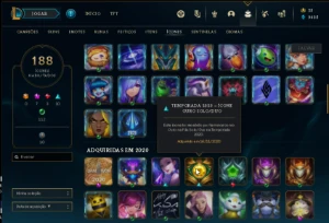 Conta LoL Prata 3, Full Acesso, Com passe Tinta Sombria. - League of Legends