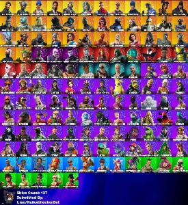 Conta Fortnite 137 Skins, The Reaper, Passe 3,4Full, Eminem,