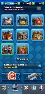 Conta Clash Royale 9k troféus| 11 evo