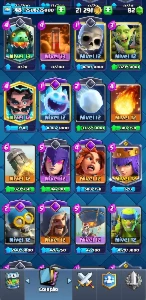 Conta Clash Royale 9k troféus| 11 evo