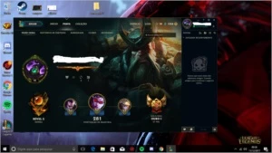 Conta Ouro 1 89 campeões 71 skins - League of Legends LOL