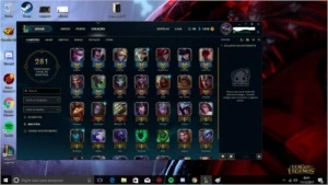Conta Ouro 1 89 campeões 71 skins - League of Legends LOL