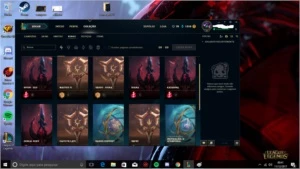 Conta Ouro 1 89 campeões 71 skins - League of Legends LOL