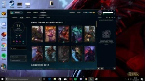 Conta Ouro 1 89 campeões 71 skins - League of Legends LOL